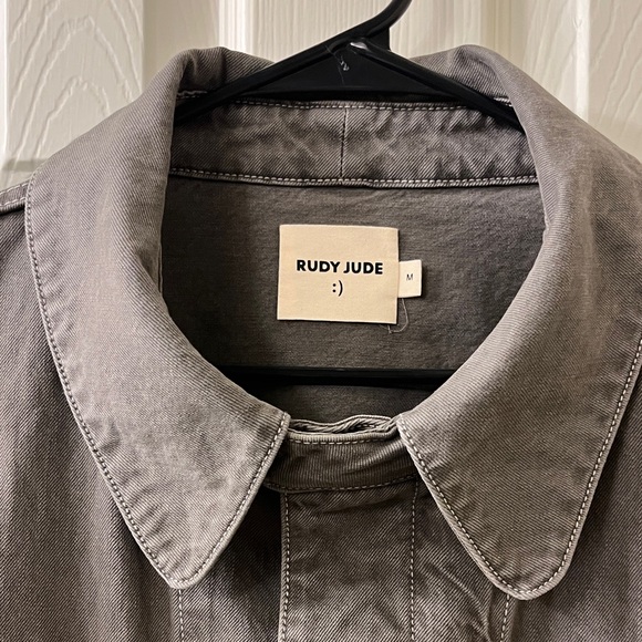 Rudy Jude Adult Big Jean Jacket “Beach Clay” Women's Gray - M - Picture 3 of 10